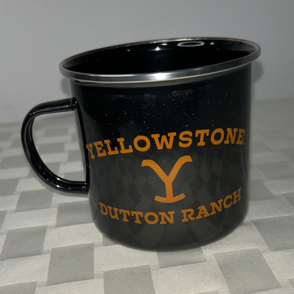 Yellowstone Dutton Ranch Black Coffee Mug
